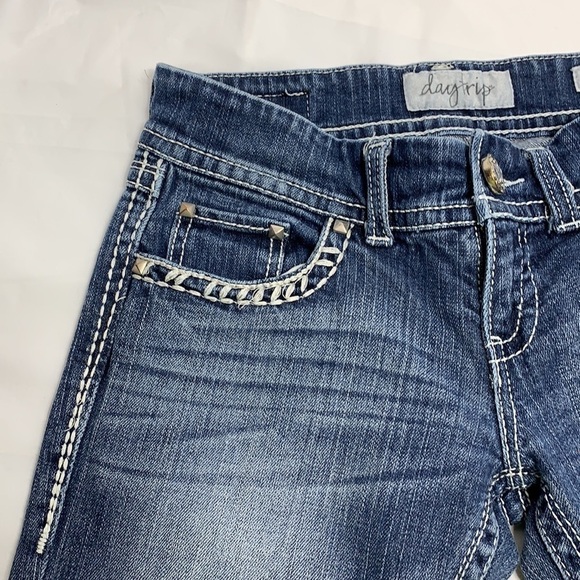 WOMEN’S Daytrip Blue Aquarius Straight Leg Jean Size 26 - Picture 6 of 10